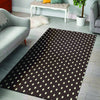 Black And White Tiniy Polka Dot Floor Mat-grizzshop