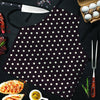 Black And White Tiniy Polka Dot Men's Apron-grizzshop