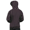 Black And White Tiniy Polka Dot Men's Hoodie-grizzshop