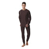 Black And White Tiniy Polka Dot Men's Pajamas-grizzshop