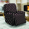 Black And White Tiniy Polka Dot Recliner Cover-grizzshop