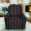 Black And White Tiniy Polka Dot Recliner Cover-grizzshop