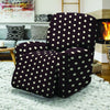 Black And White Tiniy Polka Dot Recliner Cover-grizzshop