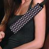 Black And White Tiniy Polka Dot Seat Belt Cover-grizzshop