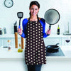 Black And White Tiniy Polka Dot Women's Apron-grizzshop