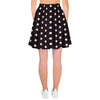 Black And White Tiniy Polka Dot Women's Skirt-grizzshop