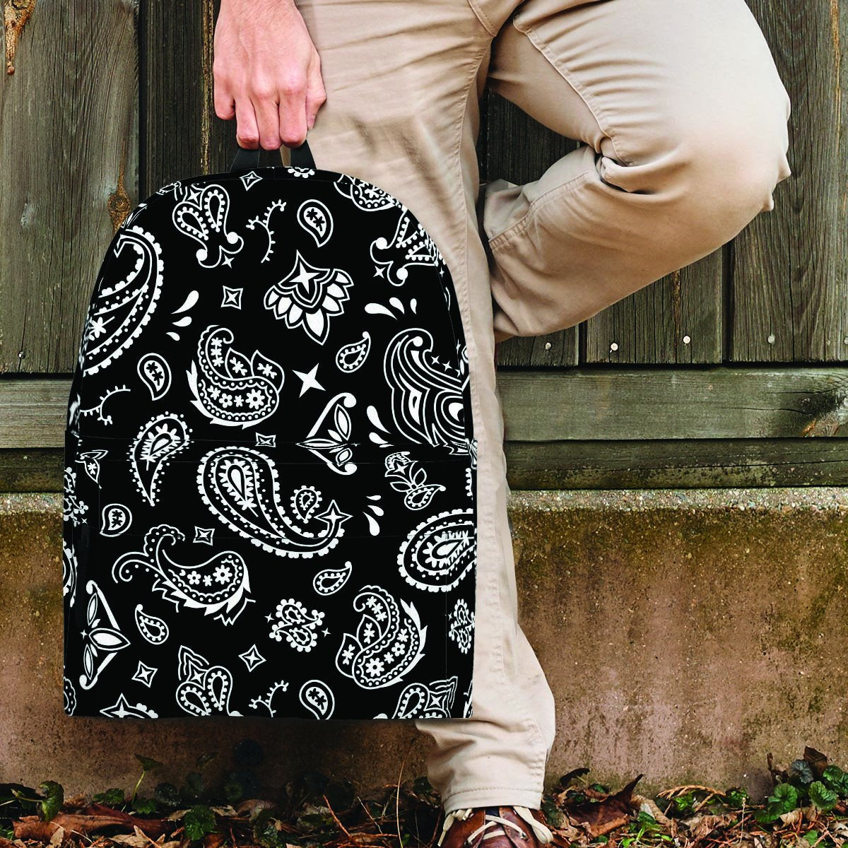 Black Bandana Backpack-grizzshop