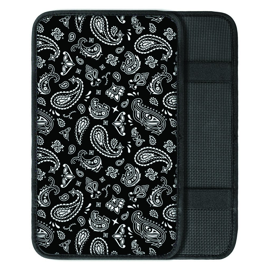 Black Bandana Car Console Cover-grizzshop