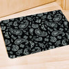 Black Bandana Door Mat-grizzshop