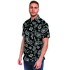 Black Bandana Men's Short Sleeve Shirt-grizzshop