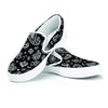 Black Bandana Men's Slip On Sneakers-grizzshop