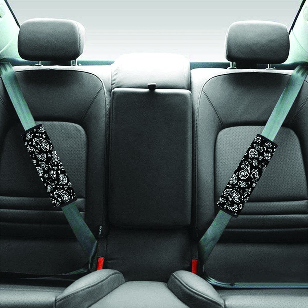 Black Bandana Seat Belt Cover-grizzshop