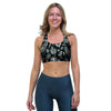 Black Bandana Sports Bra-grizzshop