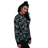 Black Bandana Women's Bomber Jacket-grizzshop