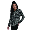 Black Bandana Women's Bomber Jacket-grizzshop