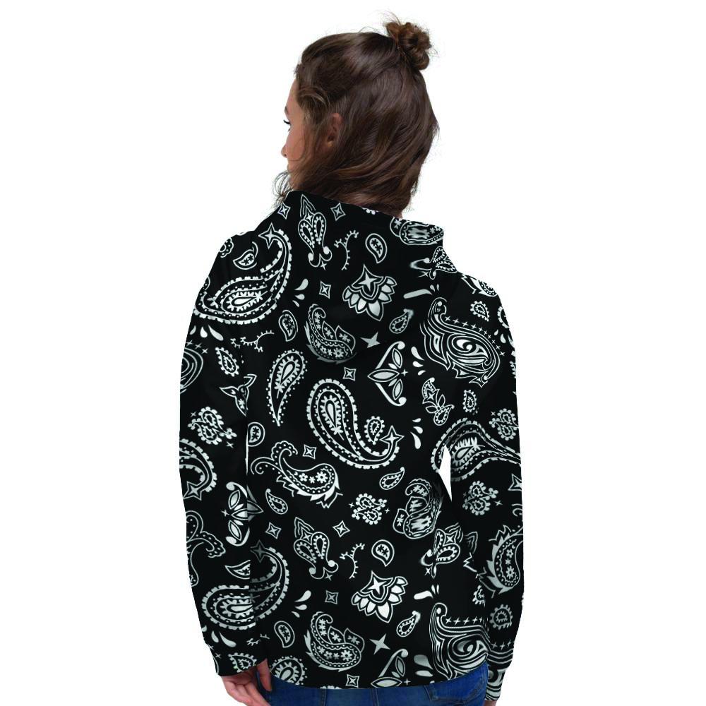 Black Bandana Women's Hoodie-grizzshop