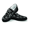 Black Bandana Women's Slip On Sneakers-grizzshop