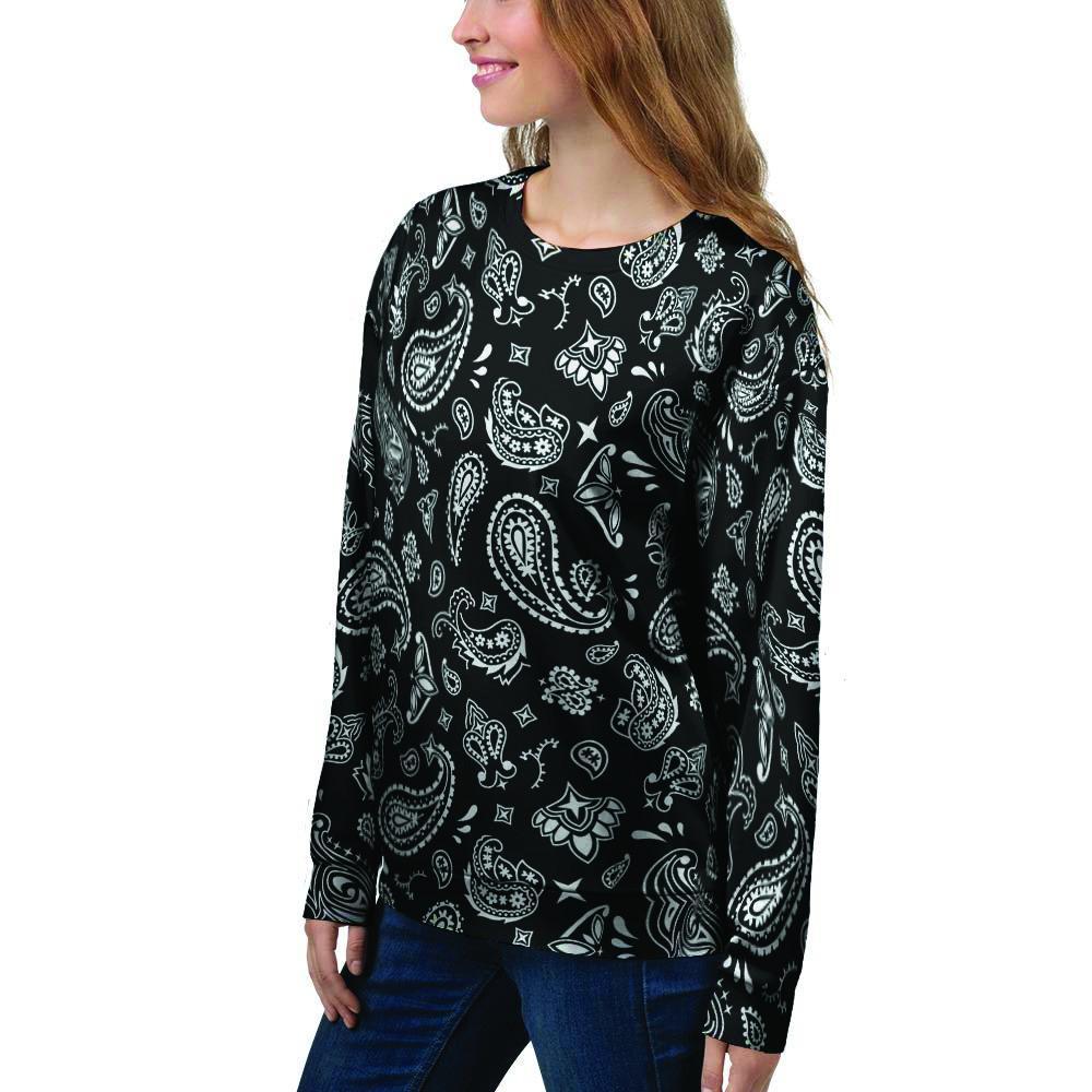 Black Bandana Women's Sweatshirt-grizzshop