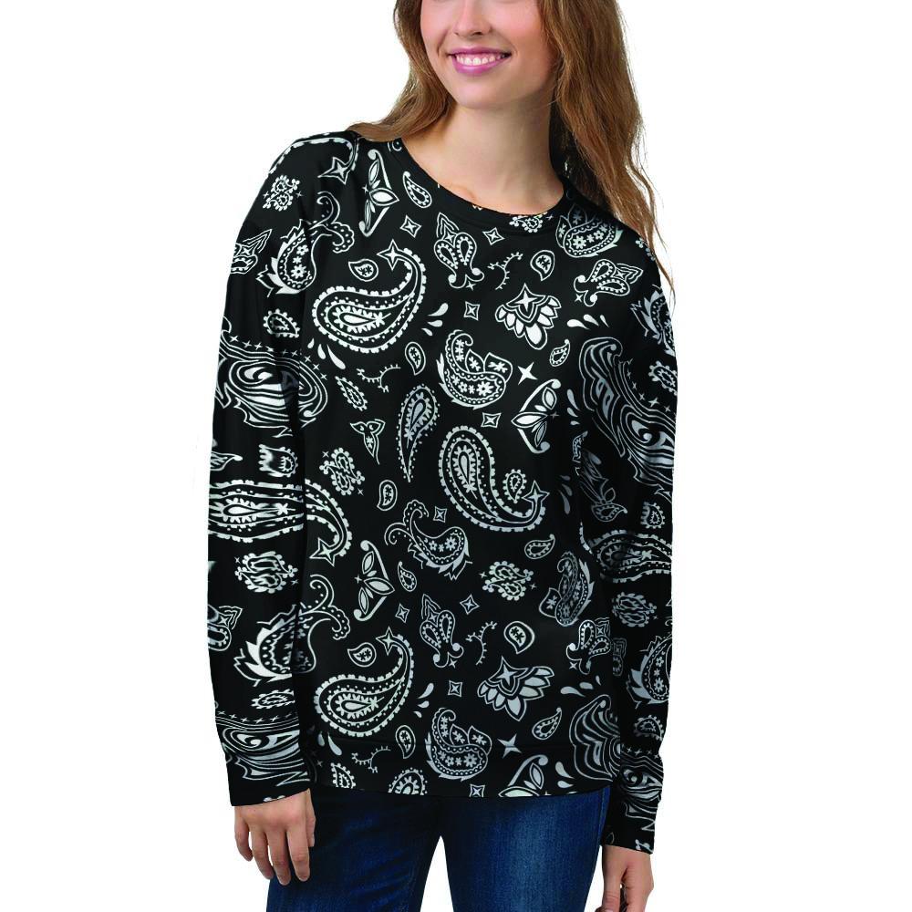 Black Bandana Women's Sweatshirt-grizzshop