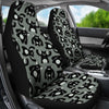 Black Bigfoot Pattern Print Universal Fit Car Seat Covers-grizzshop