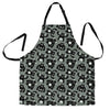 Black Bigfoot Pattern Print Women's Apron-grizzshop