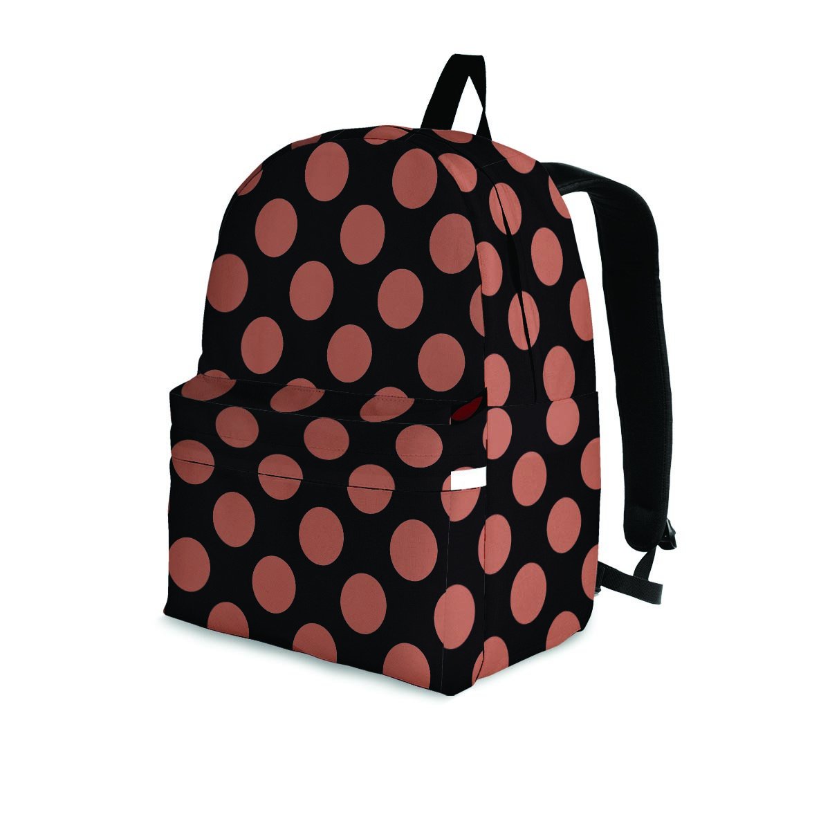 Black Brown Polka Dot Backpack-grizzshop