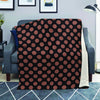 Black Brown Polka Dot Blanket-grizzshop