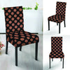 Black Brown Polka Dot Chair Cover-grizzshop