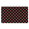 Black Brown Polka Dot Door Mat-grizzshop