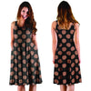 Black Brown Polka Dot Dress-grizzshop