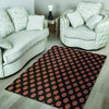 Black Brown Polka Dot Floor Mat-grizzshop