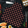 Black Brown Polka Dot Men's Apron-grizzshop