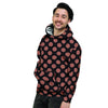 Black Brown Polka Dot Men's Hoodie-grizzshop