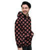 Black Brown Polka Dot Men's Hoodie-grizzshop