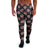 Black Brown Polka Dot Men's Joggers-grizzshop