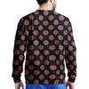 Black Brown Polka Dot Men's Sweatshirt-grizzshop