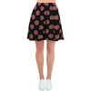 Black Brown Polka Dot Women's Skirt-grizzshop