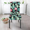 Black Cactus Pattern Print Chair Cover-grizzshop