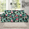 Black Cactus Pattern Print Sofa Covers-grizzshop