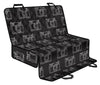 Black Camera Print Pattern Pet Car Seat Cover-grizzshop