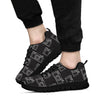 Black Camera Print Pattern Sneaker Shoes For Men Women-grizzshop