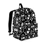 Black Cartoon Skull Backpack-grizzshop