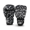 Black Cartoon Skull Boxing Gloves-grizzshop