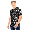 Black Cartoon Skull Men T Shirt-grizzshop