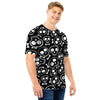 Black Cartoon Skull Men T Shirt-grizzshop