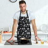 Black Cartoon Skull Men's Apron-grizzshop