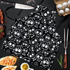 Black Cartoon Skull Men's Apron-grizzshop