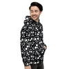 Black Cartoon Skull Men's Hoodie-grizzshop