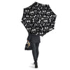 Black Cartoon Skull Umbrella-grizzshop