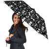 Black Cartoon Skull Umbrella-grizzshop